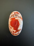 Mexican Fire Opal Cabochon 48x28 mm Approximately 84.28 Carat