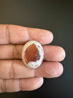 Mexican Fire Opal Cabochon 29x23 mm Approximately 45.90 Carat