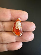 Mexican Fire Opal Cabochon 28x15 mm Approximately 19.60 Carat