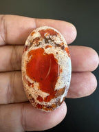 Mexican Fire Opal Cabochon 48x28 mm Approximately 84.28 Carat