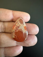 Mexican Fire Opal Cabochon 34x23 mm Approximately 37.30 Carat (