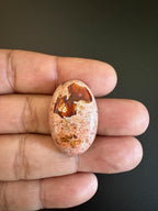 Mexican Fire Opal Cabochon 33x22 mm Approximately 36.80 Carat