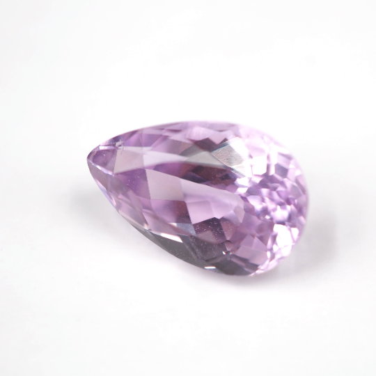Pink Kunzite Pear Shape 14 x 9 x 7.2 mm Single Piece Approximately 5.94 Carat