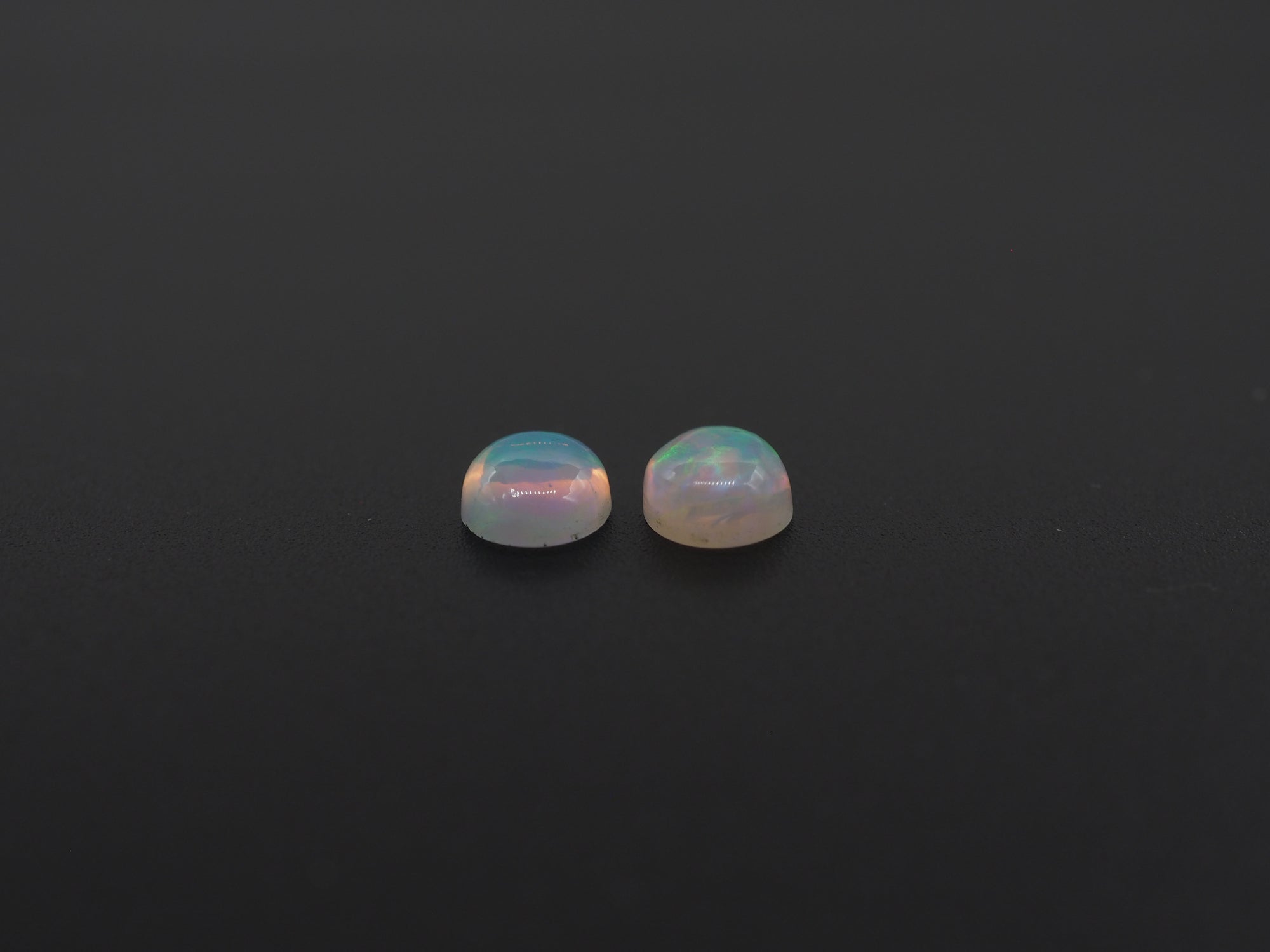 Ethiopian Opal Oval Shape 8x6 mm  Approximately 1.60 Carat , 2 Pieces (GTG-OP-176)