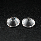 Loose Danburite Round Shape 8 mm Matching Pair Approximately 3.23 Carat