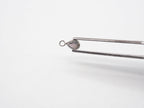 Labradorite Silver Bezel 6x4mm, Single Connector, Labradorite Charm