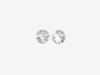 Moissanite Round Shape  7.8mm Matching Pair Approximately 2.87 Carat