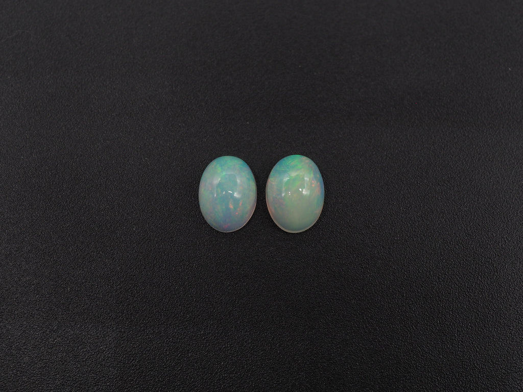 Ethiopian Opal Oval Shape 8x6 mm  Approximately 1.61 Carat , 2 Pieces (GTG-OP-174)