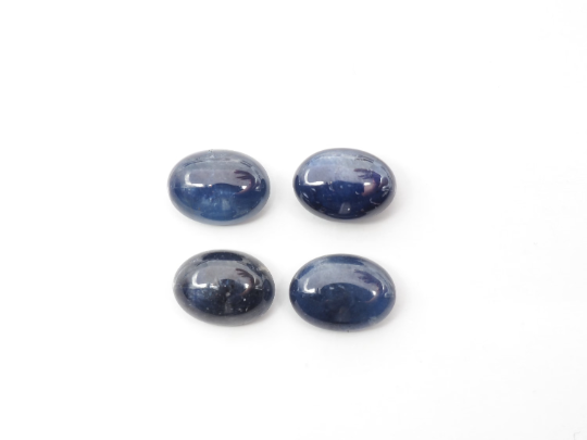 Blue Sapphire Cabs Oval 7 x 5 mm Approximately 4.44 Carat