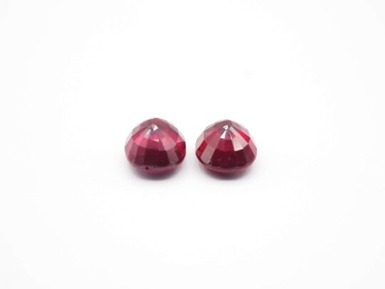 Madagascar Ruby Oval 9 x 7 mm Approximately 5.40 Carat, 2 Pieces