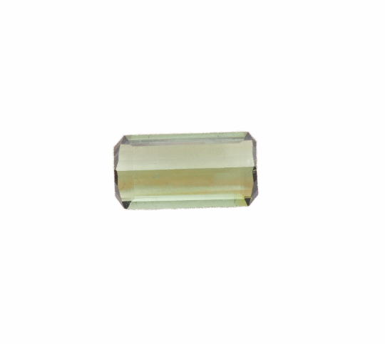 Green Tourmaline Rectangle Shape 13x 7 mm Approximately 3.44 Carat