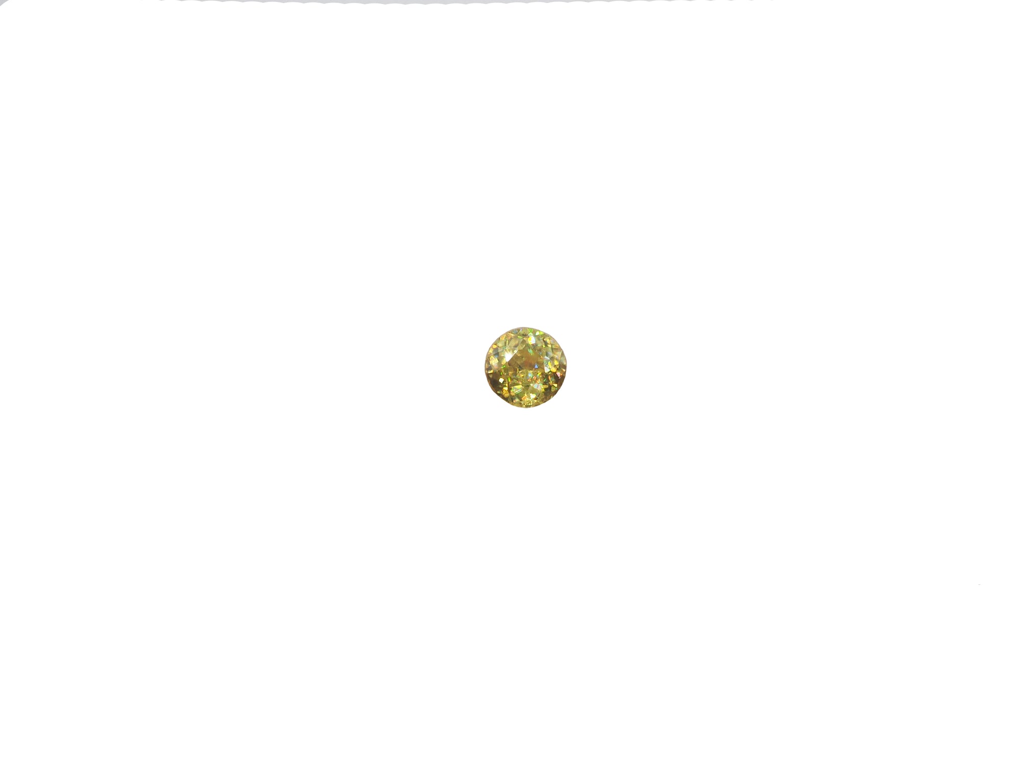 Sphene Round Shape 5mm Approximately 0.47 carat