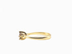 18K  Yellow Gold Alexandrite and Diamond Ring