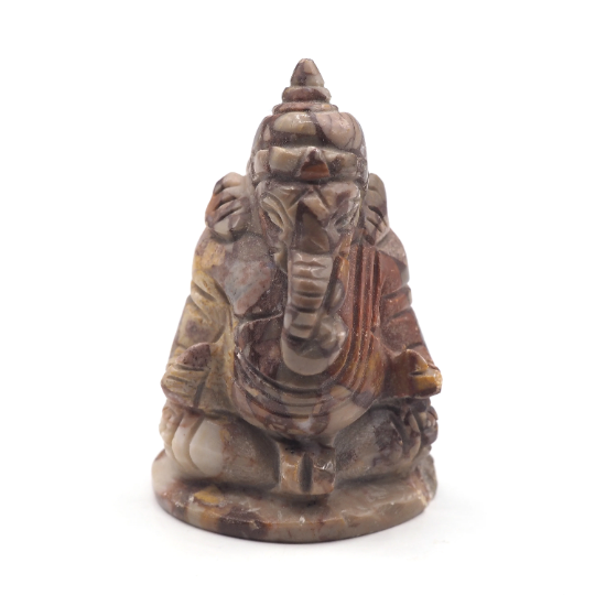 Finest Tiger Eye Carved lord Ganesh  43 x 28 mm| Home Decor | Birthday Gift | Souvenir