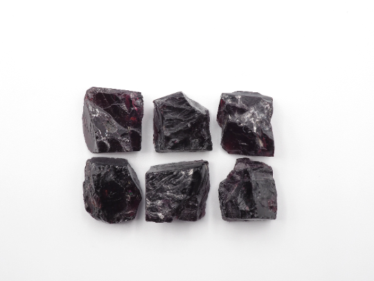 Natural Garnet Rough Slice bottom flat, 13.5mm Approximately 72.35Carat