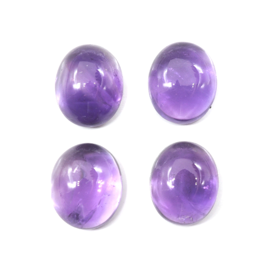 Amethyst Cabs Oval 12x10mm Approximately 18.76 Carat