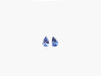 Tanzanite Pear Shape Matching Pair 5.9 x 3.8 mm  Approximately 0.72 Carat