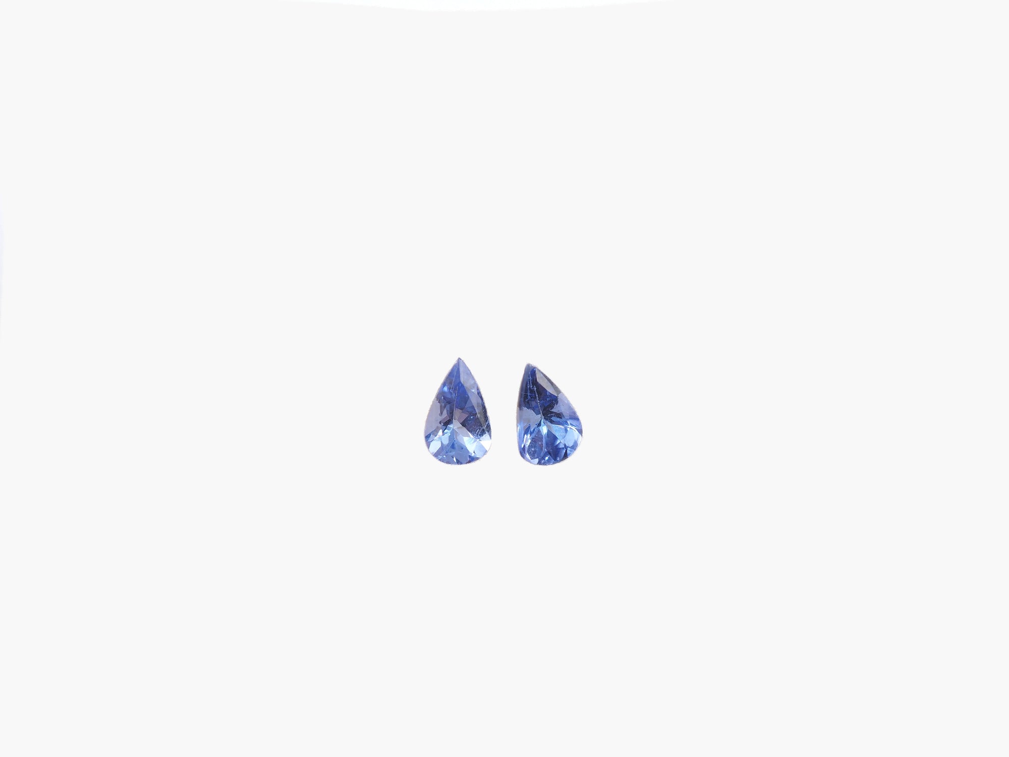 Tanzanite Pear Shape Matching Pair 5.9 x 3.8 mm  Approximately 0.72 Carat