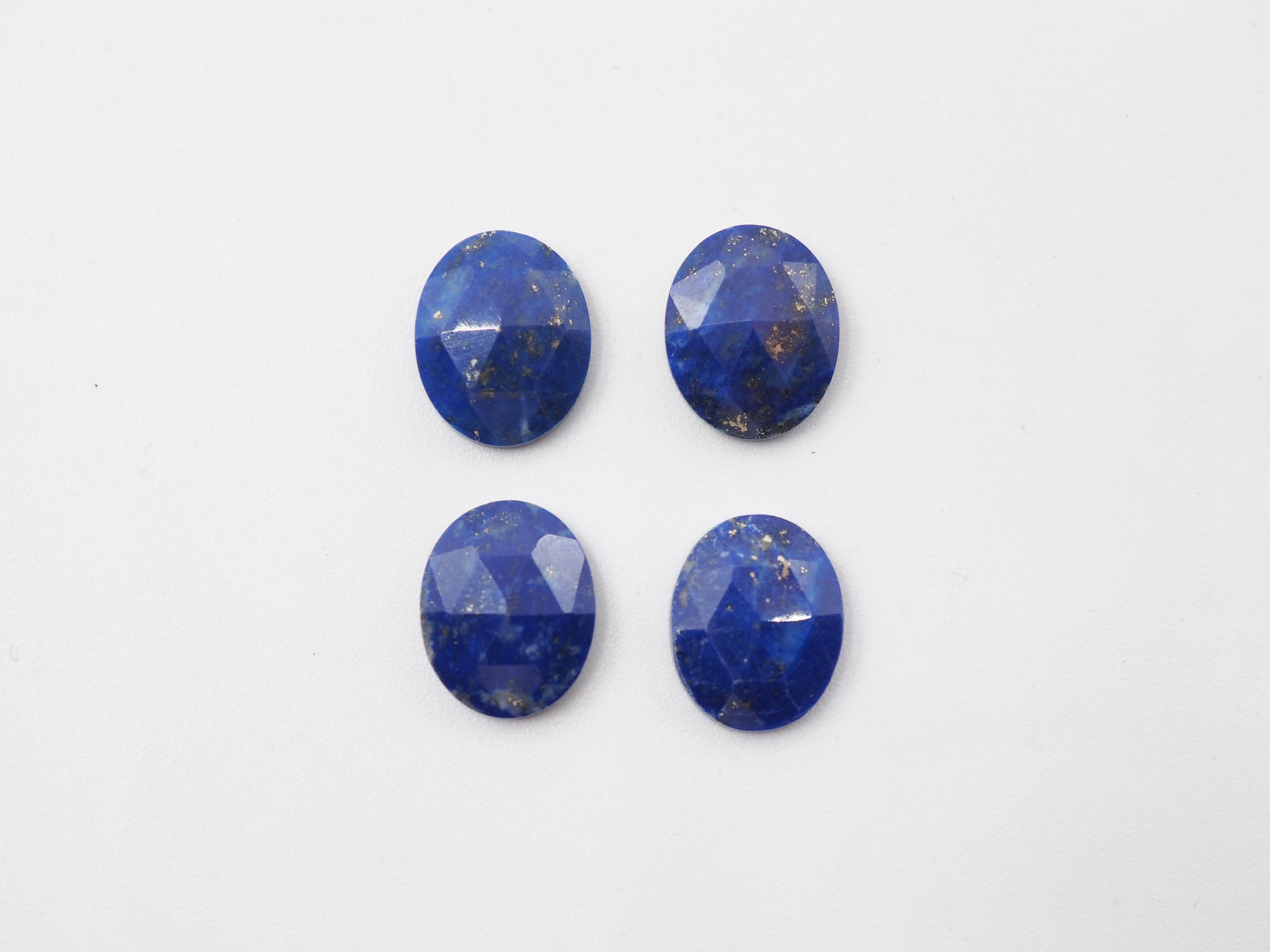 Rose Cut Lapis Oval  10x8 mm Approximately 7.09 Carat