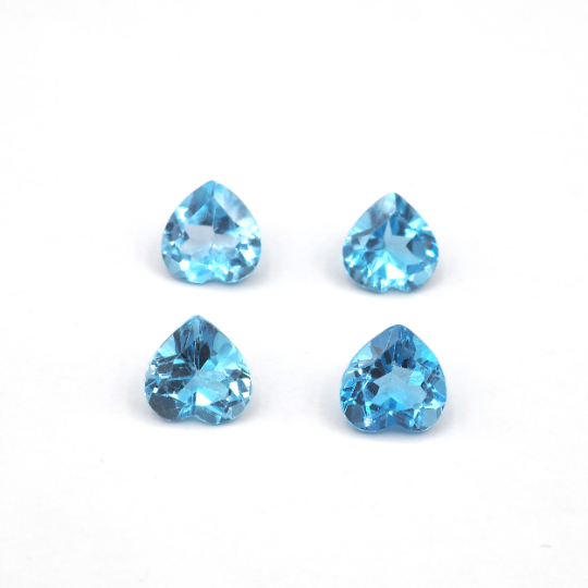 Heart Shape Apatite 6mm Approximately 3.66 Carat,