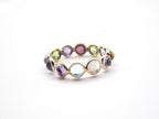 14K Yellow Gold  Mix Gemstone Ring