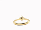 18K  Yellow Gold Alexandrite and Diamond Ring