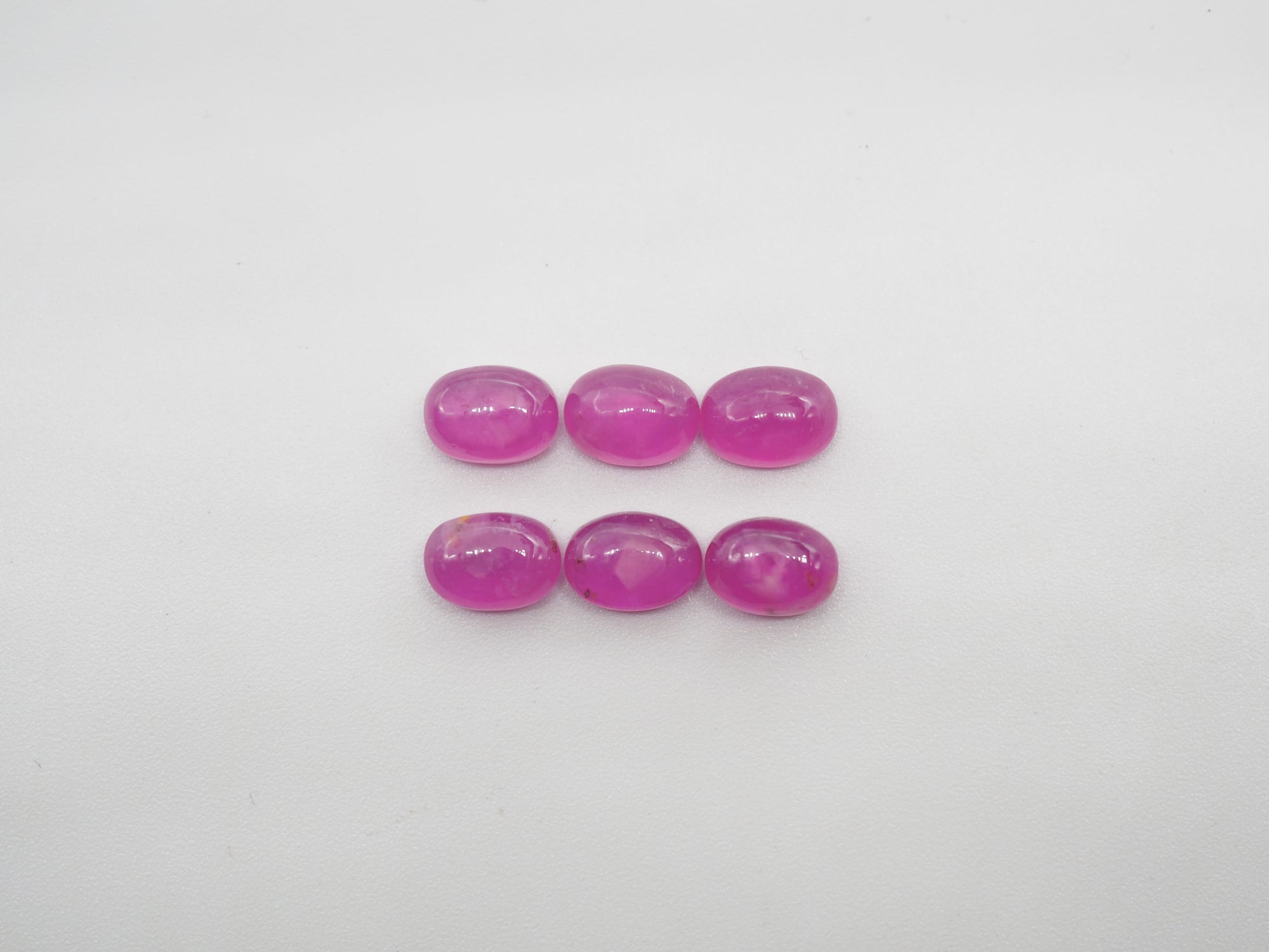 Ruby Cabs  7x5mm Oval  Shape Approximately 7 Carat