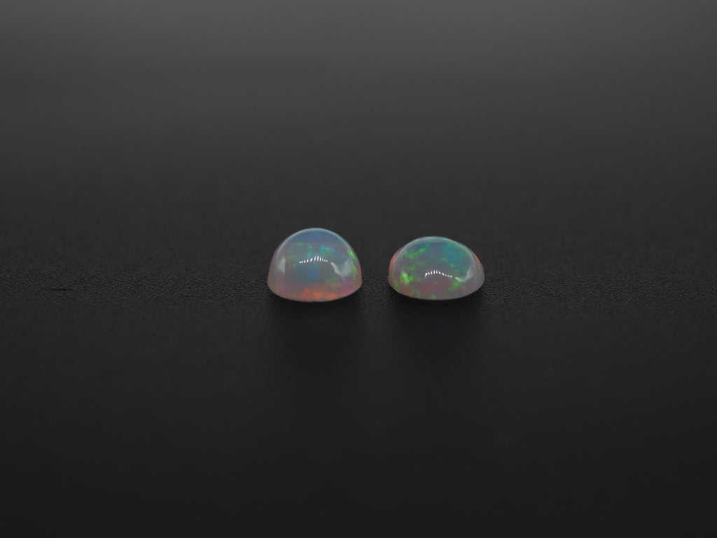 Ethiopian Opal Oval Shape 8x6 mm  Approximately 1.48 Carat , 2 Pieces (GTG-OP-168)