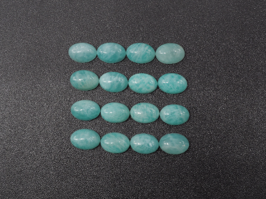 Amazonite Cab Oval 7x5mm Approximately 11.05 Carat