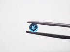 Blue Topaz matching Pair 5mm Approximately 0.98 Carat