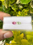 Natural Tourmaline Faceted  6.2 x 4.2 x 3.9mm , Approximately 1.15 Carat, 2 pcs