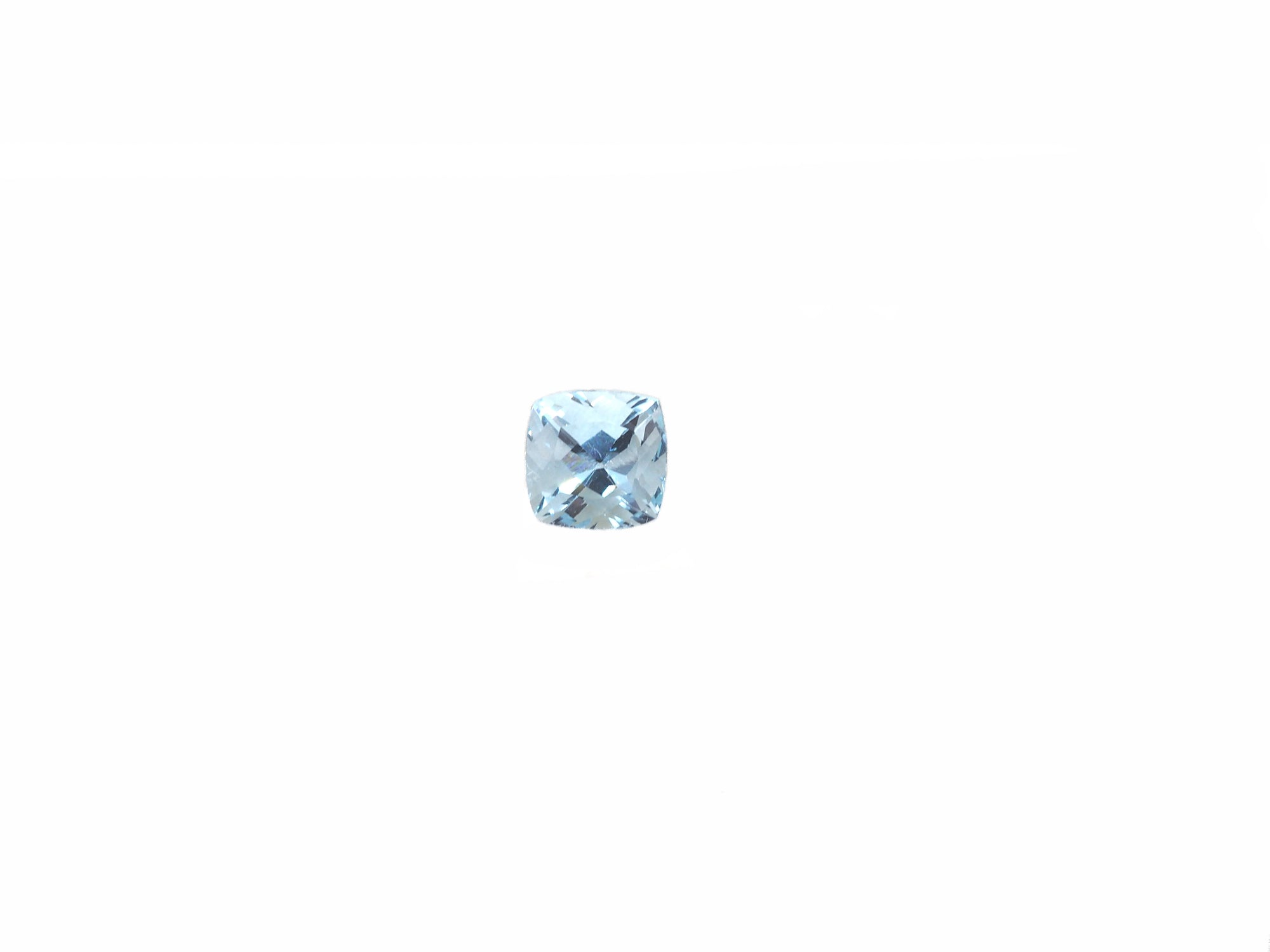 Aquamarine Cushion  Square Shape  6.04 x 6.12 x 5.13mm Single Piece Approximately 1.14 Carat