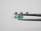 Green Onyx Silver Bezel 5 mm, Single Connector, Approximately 5.27 carat (GTG-SBO-14)