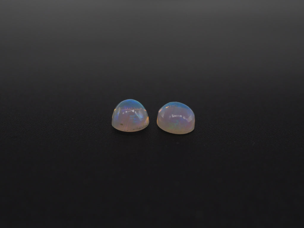 Ethiopian Opal Oval Shape 8x6 mm  Approximately 1.73 Carat , 2 Pieces (GTG-OP-169)