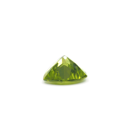 Peridot Trillion Shape 9.5 x 9.5 mm Single Piece Approximately 3.14 Carat (GTG-P-50)