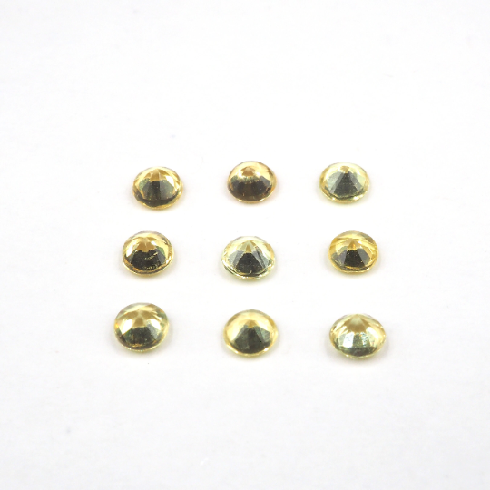 Yellow Sapphire Round Shape 3.10-3.40 mm Approximately 1.74 Carat