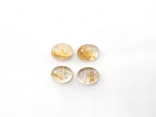 Golden Rutilated Quartz  9x7mm Approximately 6.81 Carat