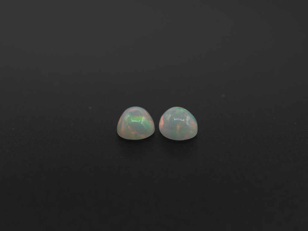 Ethiopian Opal Oval Shape 8x6 mm  Approximately 1.70 Carat , 2 Pieces (GTG-OP-185)