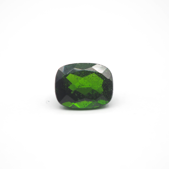 Chrome Diopside Rectangle  Shape 9.0 x 7.0 x 4.5 mm Single Piece Approximately 2.15 Carat