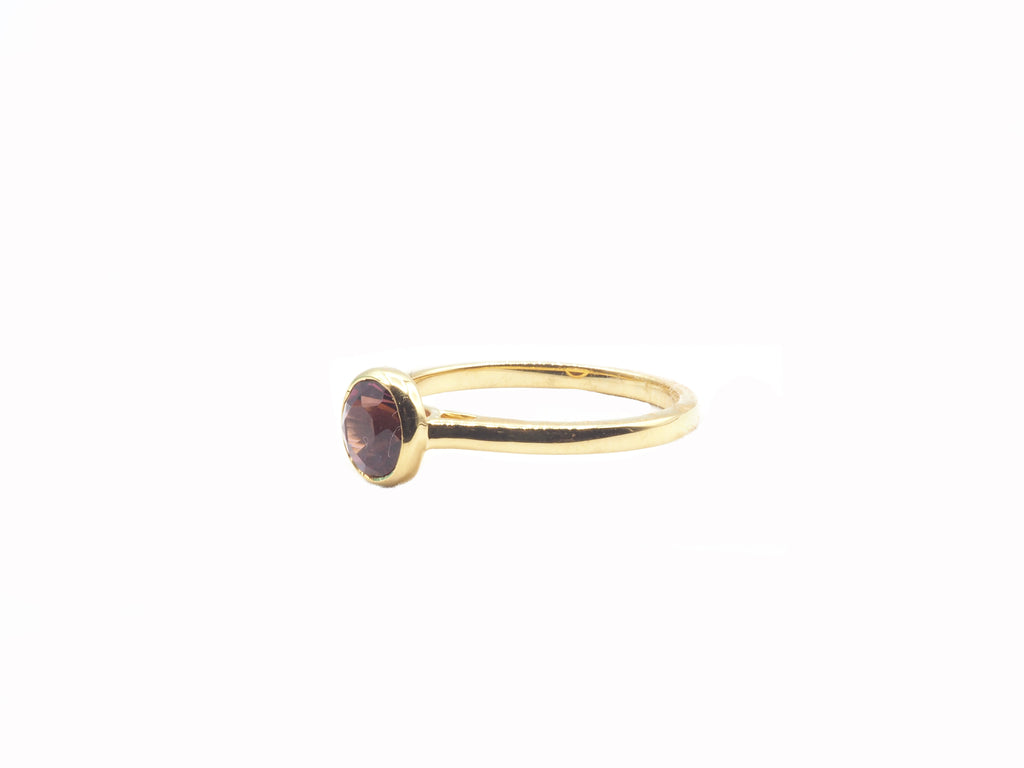18K Yellow Gold Tourmaline  Ring