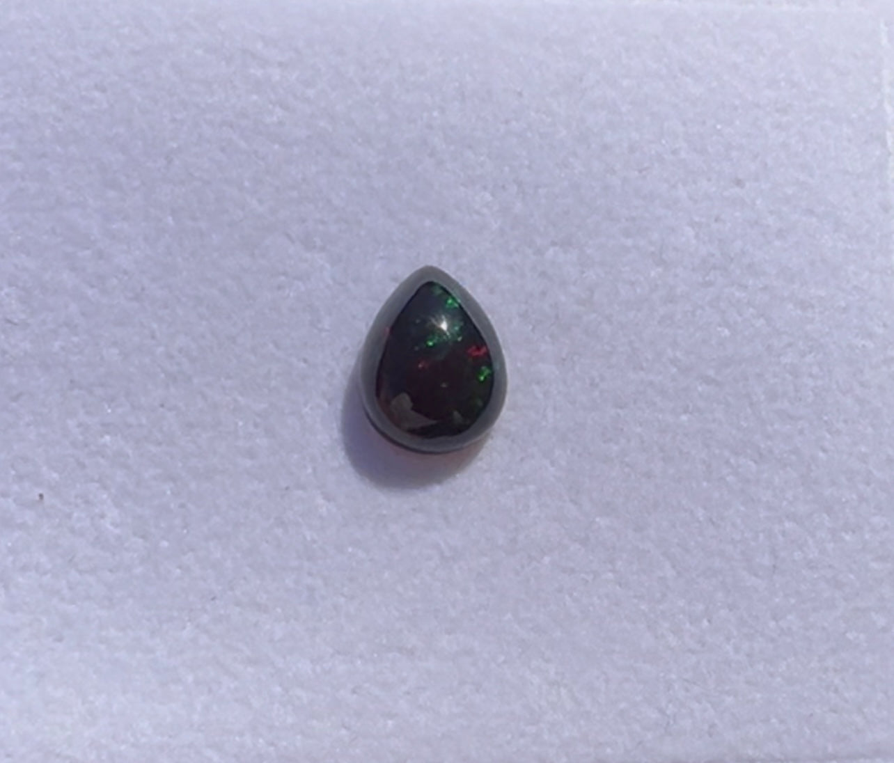 Ethiopian Black Opal 18.5x13.2x6mm Approximately 5.5 Carat