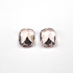 Morganite Rectangle Shape 7 x 5 x 4 mm Matching Pair Approximately 1.88 Carat
