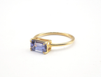 18K Yellow Gold Tanzanite Ring