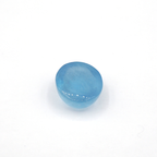 Aquamarine Oval Cabochon 13.5 x 11.5 x 6.3mm Single Piece Approximately 7.38 Carat