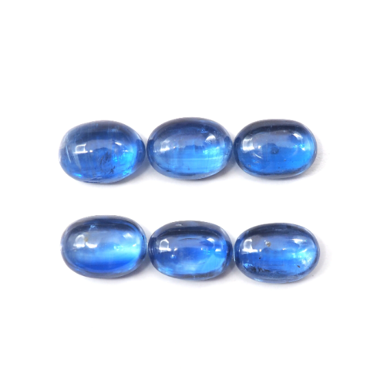 Kyanite Cabs Oval 7x5 mm Approximately 6.53 Carat,
