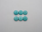 Natural Blue  Turquoise Cabs 7mm Approximately 6 Carat