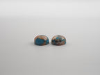 Oyster Copper Turquoise Cabochon Round 10mm Approximately 8.3 Carat (GTG-OT-25)