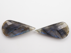 Labradorite Drilled Matching Pair 30 x 15mm