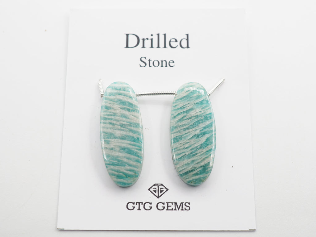 Drilled Amazonite 28x12mm Approximately 26.50Carat