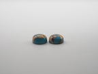 Oyster Copper Turquoise Cabochon Round 10mm Approximately 8.3 Carat (GTG-OT-21)